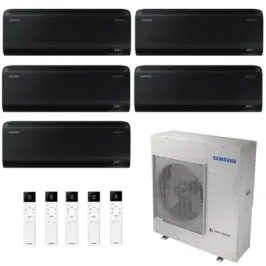 Samsung Penta Split 7+7+7+7+12 Btu Windfree Zwart AJ100TXJ5KG/EU
