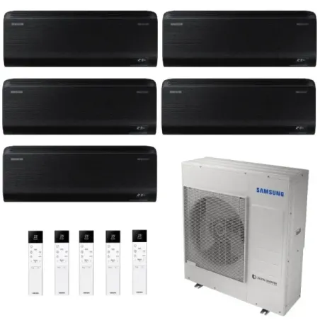 Samsung Penta Split 9+9+9+9+9 Btu Windfree Zwart AJ100TXJ5KG/EU