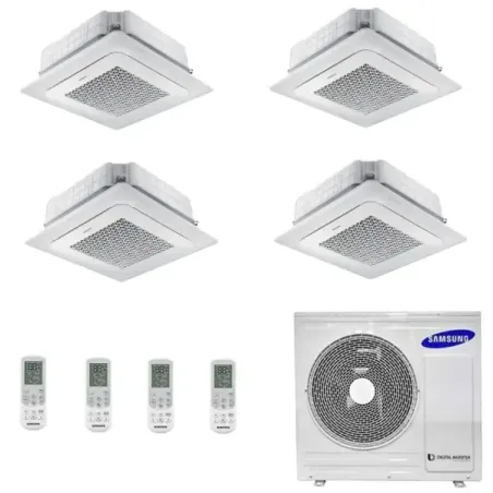 Samsung Quadri Split 5+5+5+18 Btu 4 Vie Mini Windvrij AJ080TXJ4KG/EU