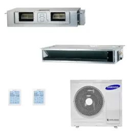 Climatiseur split Samsung Duo 12+18 Btu à faible/moyenne prévalence AJ080TXJ4KG/UE
