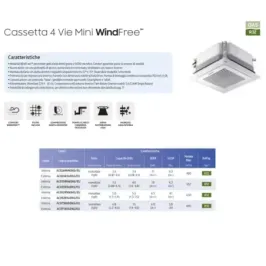 Samsung Mono Split 18 Btu 4 Vie Mini WindFree AC052RXADKG/EU 2