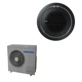 Samsung Mono Split 24000 Btu Cassette 360 Round Plate Black 220v