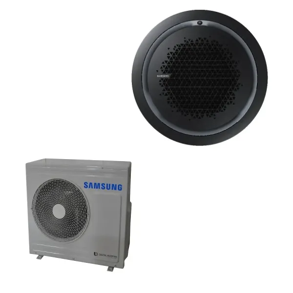 Samsung Mono Split 24000 Btu Cassette 360 Round Plate Black 220v