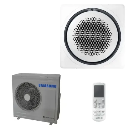 Climatiseur mono-split Samsung 7 kW Cassette 360° Panneau carré Blanc 220 V