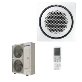 Climatiseur mono-split Samsung 10 kW Cassette 360° Panneau carré Blanc 380 V