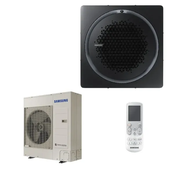 Samsung 10.0 kW Kassette 360 Quadratische Platte Schwarz 220v