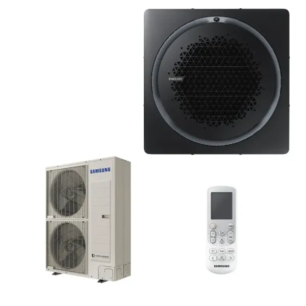 Samsung 14.0 kW Cassette 360 Vierkant Paneel Zwart 220V