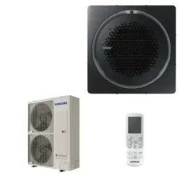 Cassette Samsung 14 kW, panneau carré 360°, noir, 380 V