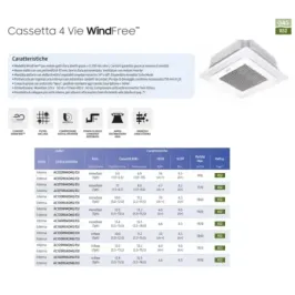 Samsung Mono Split 7,0 kW 4-weg WindFree Wit 220V 2