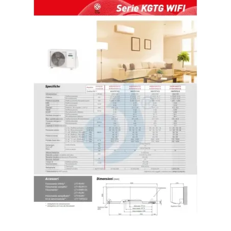 Fujitsu Mono Split 12000 Btu ASEH12KGTG AOEH12KGCG White