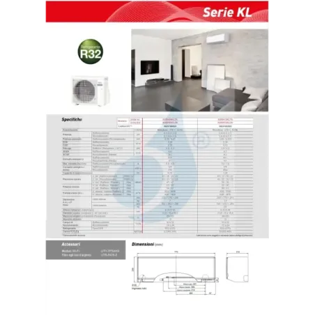 Fujitsu Mono Split 12000 Btu ASEH12KLTA AOEH12KLTA White