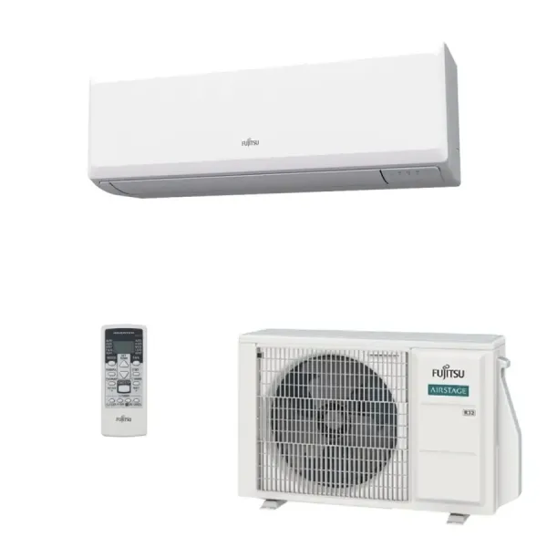 Fujitsu Mono Split 18000 Btu ASEG18KLCA AOEG18KLCA White