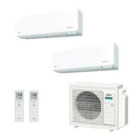 Climatiseur mural WiFi Fujitsu Duo Split 12+15 KGTG AOEG24KBCA3