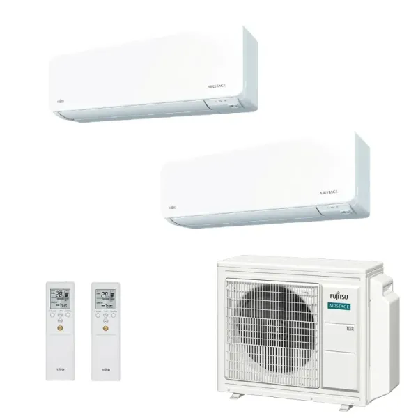 Fujitsu Duo Split 12+15 KGTG AOEG24KBCA3 Wall-Mounted WiFi Air Conditioner