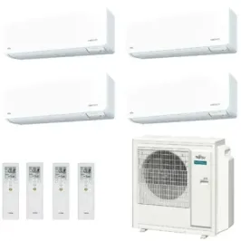 Fujitsu Quadri Split 9+9+9+15 KGTG WiFi AOEG36KBTA5 Blanc