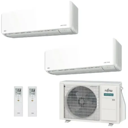 Fujitsu Duo Split 9+9 KMCG AOEG14KBCA2 wandairco met wifi