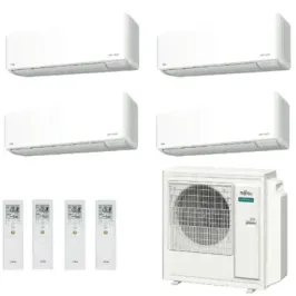 Fujitsu Quadri Split 9+9+12+15 KMCG WiFi AOEG36KBTA5 Blanc