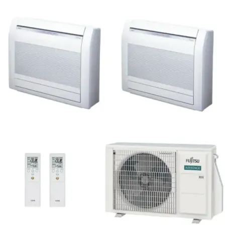 Fujitsu Duo Split 9+12 floor air conditioner KV AOEG18KBCA2