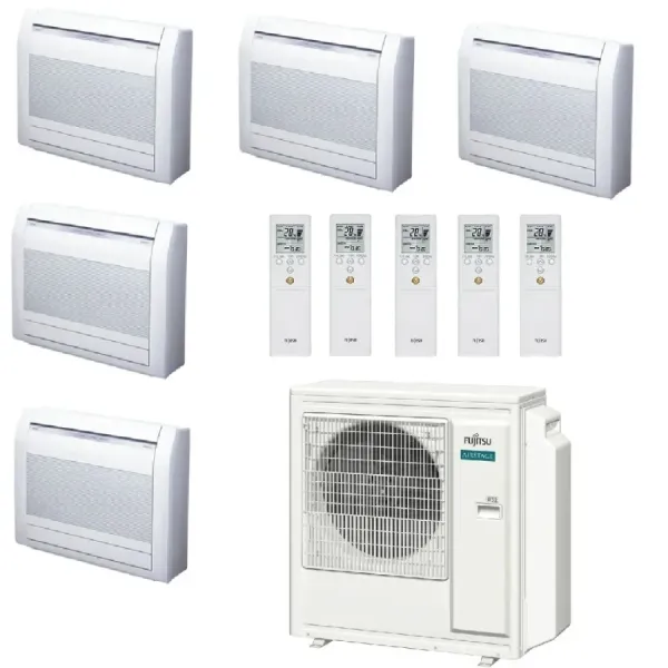 Fujitsu Penta Split 9+9+9+9+9 floor air conditioner KV AOEG36KBTA5