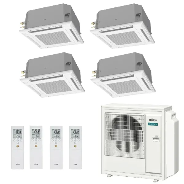 Klimaanlage Fujitsu Quadri Split 9+9+15+15 Kassettengerät AOEG36KBTA5