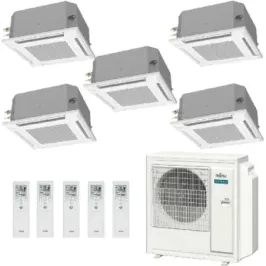 Fujitsu Penta Split 9+9+9+9+9 Cassette Air Conditioner AOEG36KBTA5