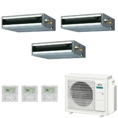 Fujitsu Trio Split 9+9+9 KL-Kanal air conditioner AOEG18KBCA3