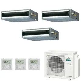 Climatiseur Fujitsu Trio Split 7+9+15 KL-Kanal AOEG24KBCA3