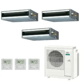 Fujitsu Trio Split 12+12+12 KL-Channel Air Conditioner AOEG36KBTA5