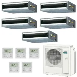 Fujitsu Penta Split 9+9+9+12+12 KL kanaal AOEG36KBTA5