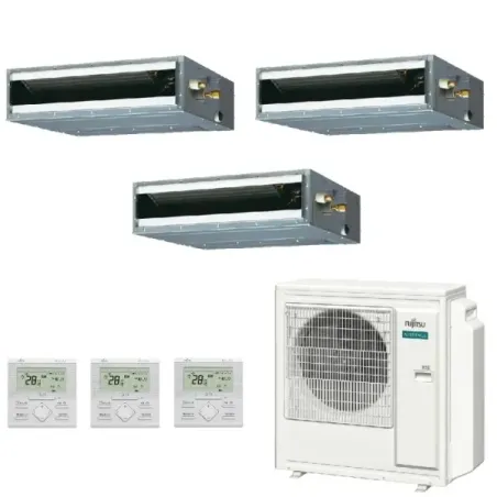 Fujitsu Trio Split 18+18+18 KL-Channel Air Conditioner AOEG36KBTA5