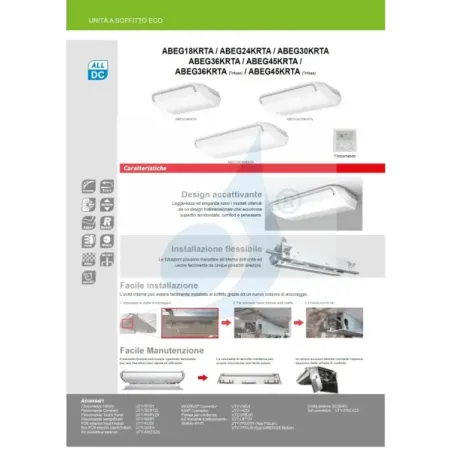 Climatiseur split mono Fujitsu 30 000 BTU ABEG30KRTA AOEG30KATA 220 V