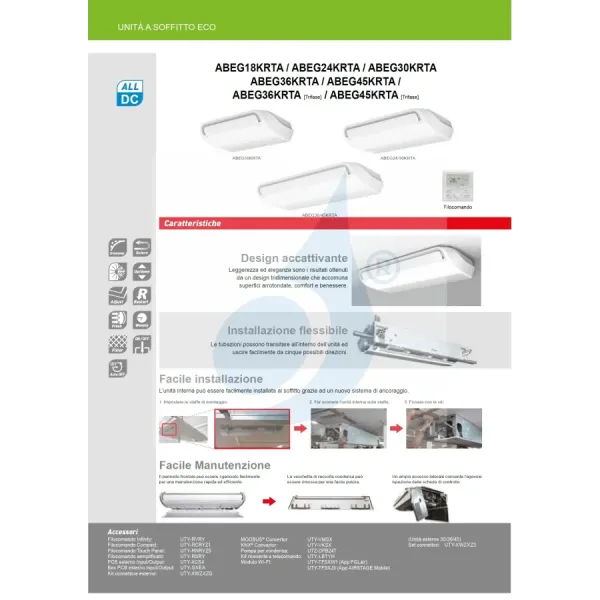 Fujitsu Monosplit 36000 Btu ABEG36KRTA AOEG36KQTA 380v