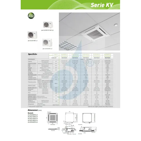 Fujitsu Mono Split 24000 Btu AUXG24KVLA AOEG24KBTB 220v