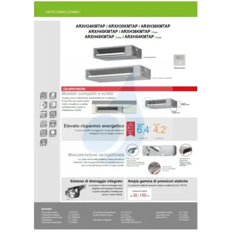 Fujitsu Mono Split 45000 Btu ARXH45KMTAP AOEG45KBTB 220v