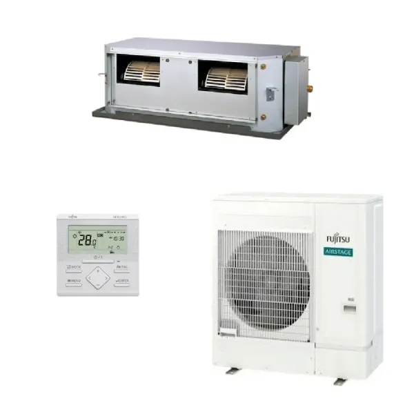 Climatiseur split mono Fujitsu 45 000 BTU ARXG45KHTB AOEG45KRTA 380 V