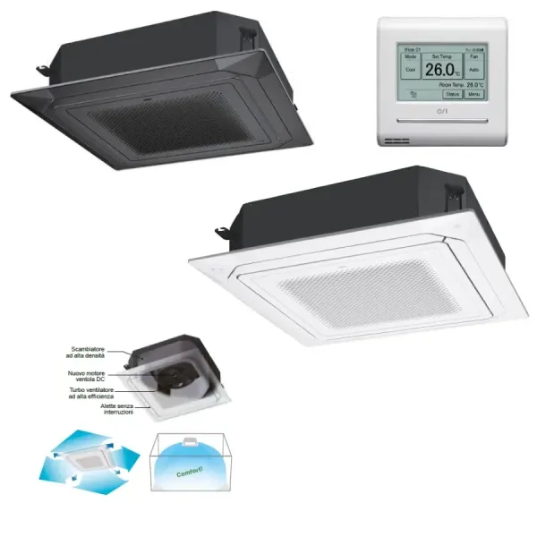 Climatiseur split mono Fujitsu 30 000 BTU AUXG30KRLB AOEG30KATA 220 V Noir