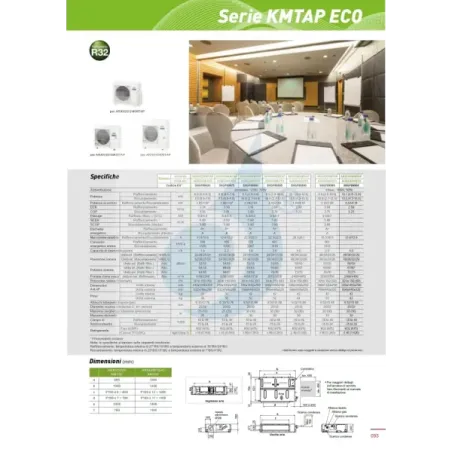 Climatiseur split mono Fujitsu 30 000 Btu ARXH30KMTAP AOEG30KATA 220 V