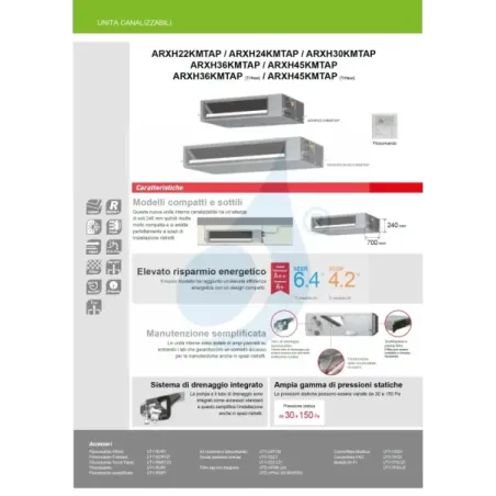 Fujitsu Mono Split 36000 Btu ARXH36KMTAP AOEG36KQTA 380v