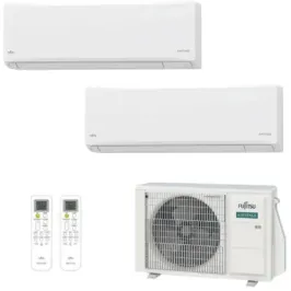 Climatiseur mural Fujitsu Duo Split 9+9 KN AOEG14KBCA2 avec Wi-Fi