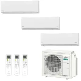 Klimaanlage Fujitsu Trio Split 9+9+12 KN WiFi AOEG18KBCA3