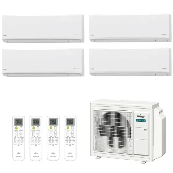 Fujitsu Quadri Split 7+7+7+7 KN WiFi AOEG30KBTA4 Weiß