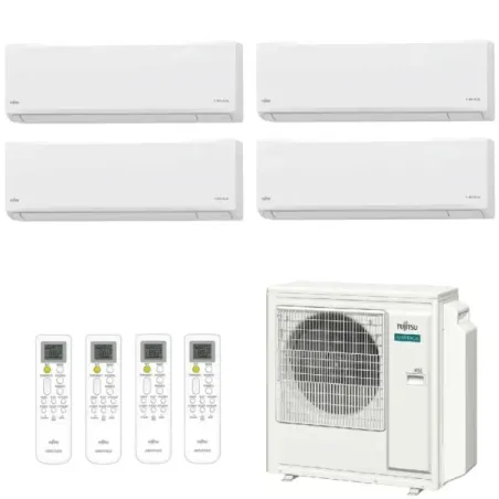 Fujitsu Quadri Split 9+9+9+12 KN WiFi AOEG36KBTA5 Blanc