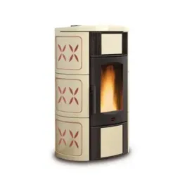 Poêle thermique à granulés Extraflame Iside Idro 5.0, puissance 18,1 kW, 1289403