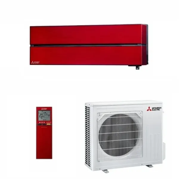 Mitsubishi Mono Split 18000 Btu MSZ-LN50VG2R MUZ-LN50VG2 Robijnrood