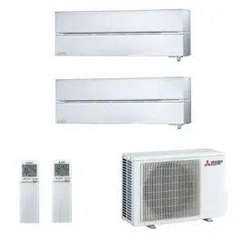 Climatiseur split Mitsubishi Duo 9000+12000 Btu Blanc brillant MXZ-2F53VF4