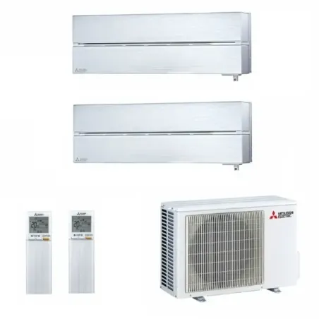 Climatiseur split Mitsubishi Duo 12000+12000 Btu Blanc brillant MXZ-2F53VF4