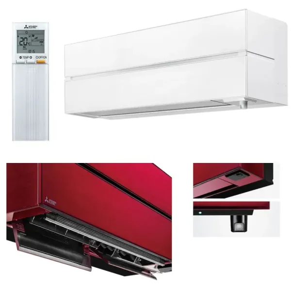 Mitsubishi Trio Split 9+9+9 Btu Weiß Strahlend MXZ-3F54VF4