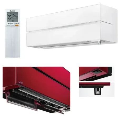 Climatiseur split Mitsubishi Quadri 9+9+9+9 BTU Blanc brillant MXZ-4F72VF4