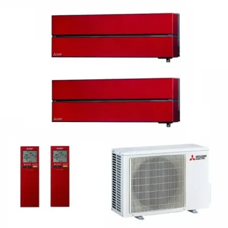 Mitsubishi Duo Split 9000+9000 Btu Ruby Red MXZ-2F53VF4