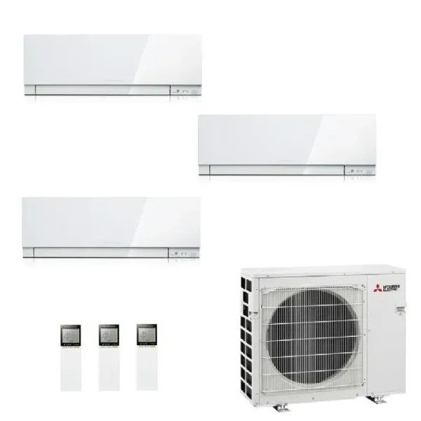 Airconditioners Mitsubishi Trio Split 7+15+18 Wit MXZ-3F68VF4